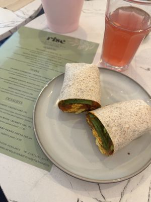 Rise and shine wrap  at Rise Plant Kitchen + Movement Studio in Malvern