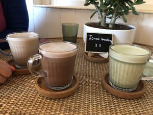 Interesting hot drinks at Rise Plant Kitchen + Movement Studio in Malvern