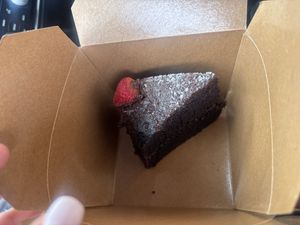 Death by chocolate cake   at Rise Plant Kitchen + Movement Studio in Malvern