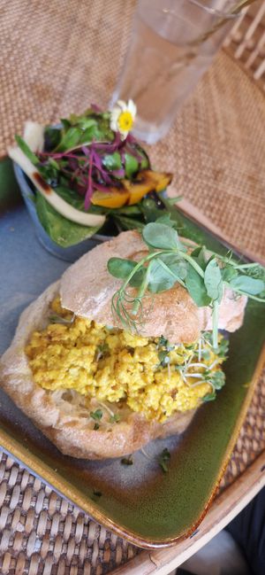 Tofu egg at Rise Plant Kitchen + Movement Studio in Malvern