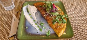 Omelette at Rise Plant Kitchen + Movement Studio in Malvern