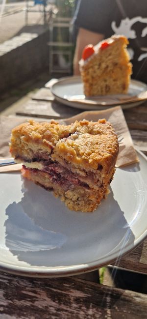 Yum cakes at Rise Plant Kitchen + Movement Studio in Malvern