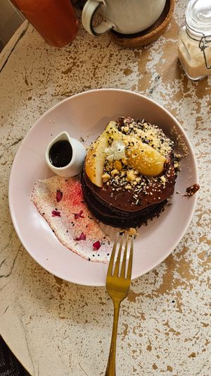 Autumnal dream pancakes at Rise Plant Kitchen + Movement Studio in Malvern