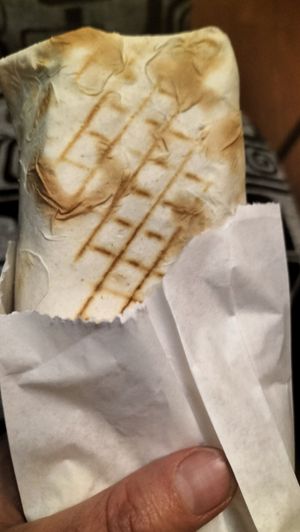 Mushroom shwarma at Don Chicho in Tbilisi