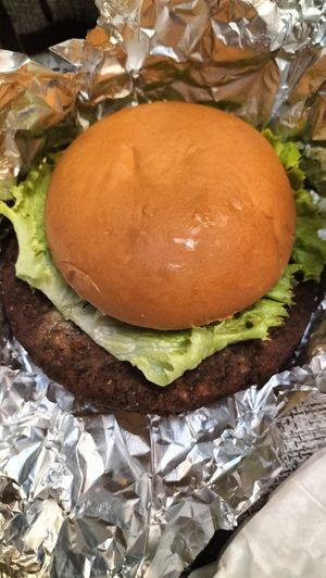 Fasting burger at Don Chicho in Tbilisi