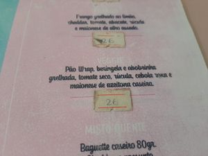 Menu as of 2022-11-21 at Gurisa in Angra Dos Reis