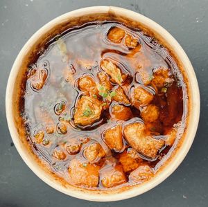 French onion soup #Veganuary at Hoser's - Central Kitchen and Food Truck in Philadelphia