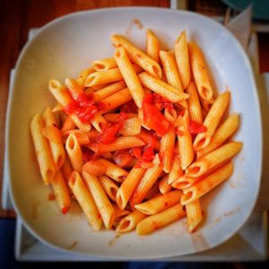 Penne Arrabbiata at BEKKABAKKA in Amsterdam