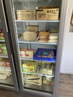 Vegan products  at Vrote in Montevideo