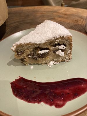 Vrocotta (tarta de ricotta hecha con tofu)  at Vrote in Montevideo