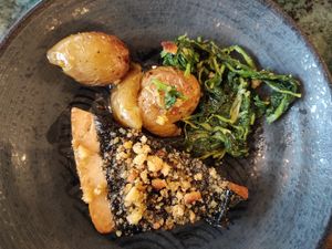 Tofu á lagareiro at The Green Affair - Parque das Nações in Lisbon