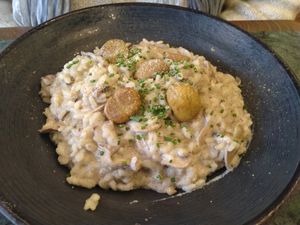 Risotto do bosque at The Green Affair - Parque das Nações in Lisbon