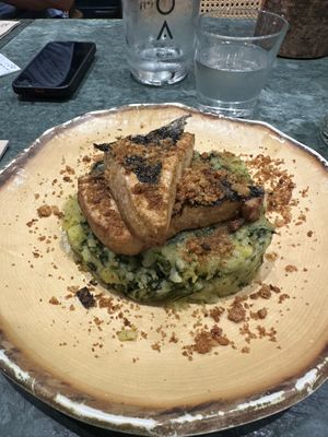 This was my favourite dish sea inspired tofu    at The Green Affair - Parque das Nações in Lisbon