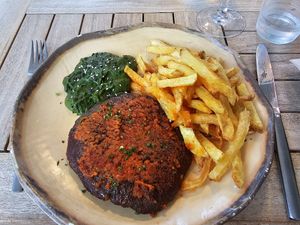 Bife de seitan at The Green Affair - Parque das Nações in Lisbon