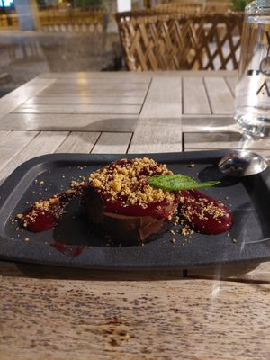 Charlie Brown dessert at The Green Affair - Parque das Nações in Lisbon