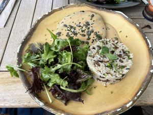 Seitan steak  at The Green Affair - Parque das Nações in Lisbon