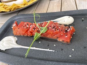Watermelon tataki   at The Green Affair - Parque das Nações in Lisbon