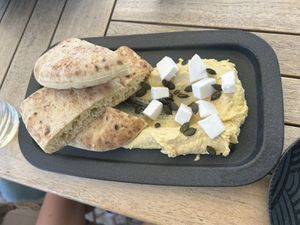 Hummus  at The Green Affair - Parque das Nações in Lisbon