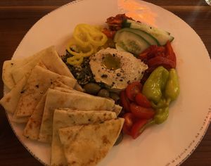 Hummus platter  at The Tree House Tavern & Bistro in Warwick
