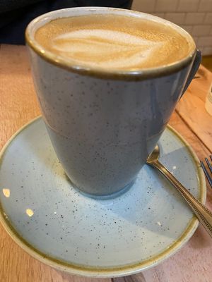 Oat latè at The Wolds Café & Coffee in Pocklington