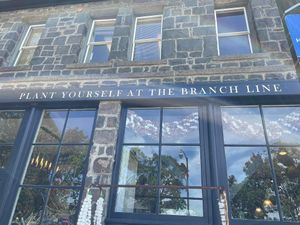 Lovely space across from train depot.    at The Branch Line in Santa Rosa