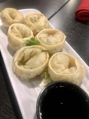 Vegan Potstickers (fried)   at Thai Peppers in Gilbert