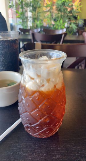 Thai tea 🤤 soooo good!   at Thai Peppers in Gilbert