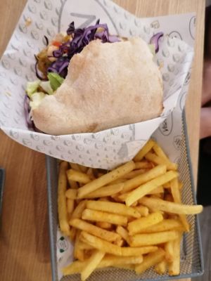 Chicken at Veganitas in Zurich