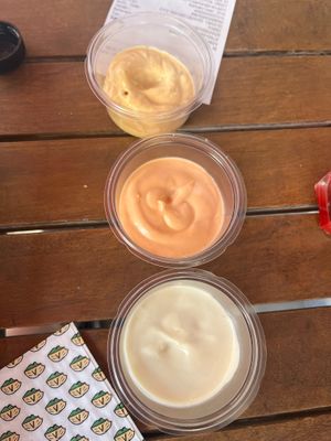 House Sauces at Veganitas in Zurich