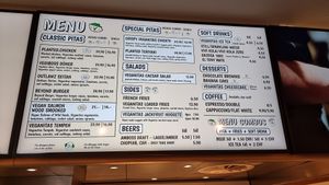 Menü at Veganitas in Zurich