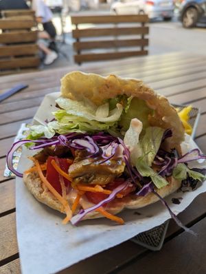 Planted chicken at Veganitas in Zurich