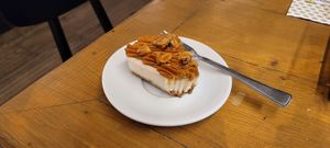 Peanut Cheesecake at Veganitas in Zurich