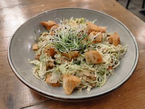 Cesar Salad at Veganitas in Zurich
