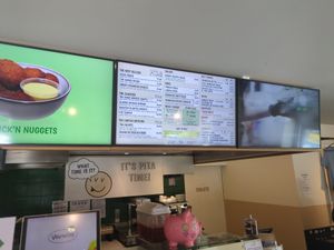 Inside at Veganitas in Zurich