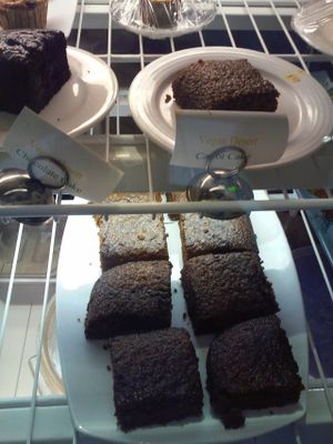 Vegan desert  at Loving Hut in Claremont