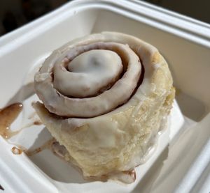 Cinnamon roll   at Wildflour Bakehouse in Colorado Springs