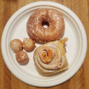 Glazed Donut, Glazed Donut Holes, Orange Roll at Wildflour Bakehouse in Colorado Springs