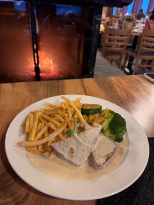 Grilled tofu  at Kaunispään Huippu Oy in Saariselkae