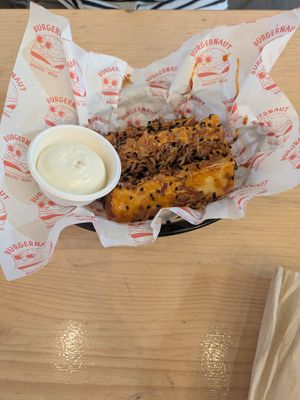 Tofu fries at Burgernaut in Auckland