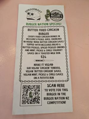 . at Burgernaut in Auckland