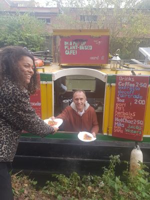  at Dreckly's Cafe Boat in Oxford