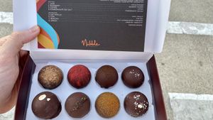 Truffles  at Nibble Chocolate - Little Italy in San Diego