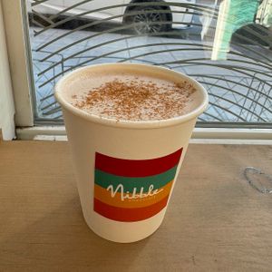 oat milk champurrado   at Nibble Chocolate - Little Italy in San Diego