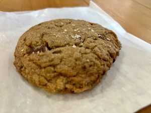 Chocolate chip cookie with sea salt (gf)  at Nibble Chocolate - Little Italy in San Diego