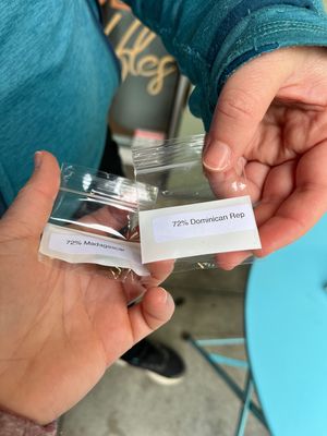 Free samples  at Nibble Chocolate - Little Italy in San Diego