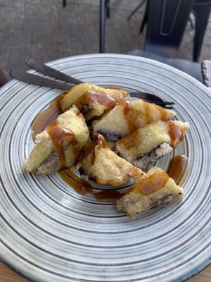 Fried aubergine   at Restaurant The City in Eindhoven