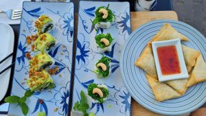 Sushi and mimosas at Restaurant The City in Eindhoven