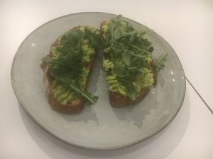 Avocado toast at Laneway & Co in Newcastle Upon Tyne