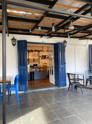  at Morya Café in Santiago