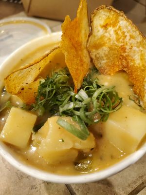 Beer cheese soup at The Crypt in Denver